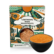 Carica l'immagine nel visualizzatore di Gallery, Legumi Decorticati 𝐋𝐞𝐠𝐮𝐝 a basso indice glicemico pacchi da 400 gr