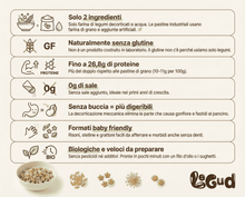 Carica l'immagine nel visualizzatore di Gallery, Risoni di Piselli Verdi e Riso BIO pacco da 250 gr LEGUD