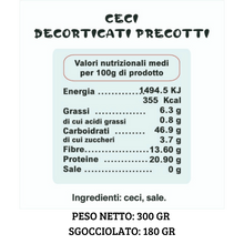 Carica l'immagine nel visualizzatore di Gallery, 10 Vasi di Legumi Decorticati Cotti a Vapore da 300 gr