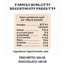 Carica l'immagine nel visualizzatore di Gallery, 10 Vasi di Legumi Decorticati Cotti a Vapore da 300 gr