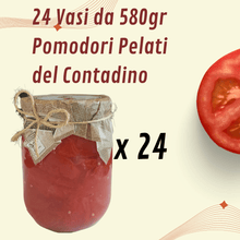 Carica l'immagine nel visualizzatore di Gallery, Pelato del contadino 24 Vasi da 580 gr - OLIO CIAVATTA