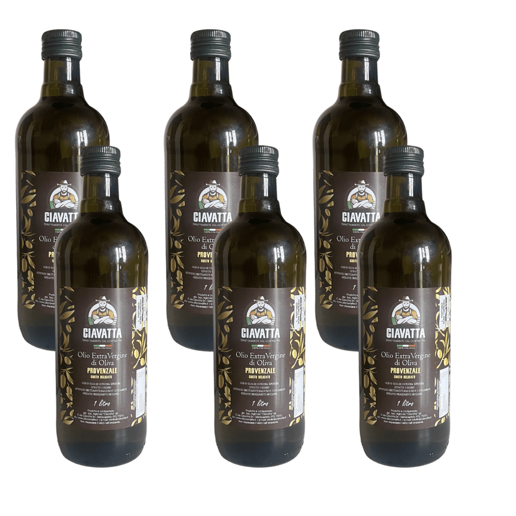 Offerta: 6 Bottiglie da 1 lt Olio Extravergine di Oliva Ciavatta  Provenzale