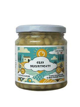 10 Vasi di Legumi Decorticati Cotti a Vapore da 300 gr