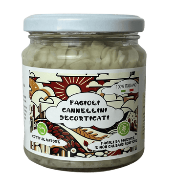 10 Vasi di Legumi Decorticati Cotti a Vapore da 300 gr