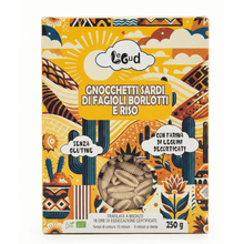 Carica l'immagine nel visualizzatore di Gallery, Gnocchetti Sardi di Fagioli Borlotti e Riso da 250 gr BIO - LEGUD
