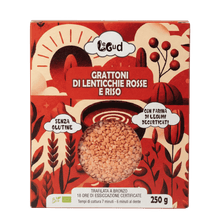 Carica l'immagine nel visualizzatore di Gallery, Grattoni di Lenticchie Rosse BIO pacco da 250 gr LEGUD
