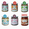 10 Vasi di Insalate Estive di Legumi Decorticati da 300 gr