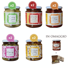 Carica l&#39;immagine nel visualizzatore di Gallery, Conserve Sottolio del Contadino 10 da 300 gr in Olio Extra vergine di Oliva
