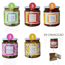 Carica l&#39;immagine nel visualizzatore di Gallery, Conserve Sottolio del Contadino 15 vasi da 300 gr in Olio Extra vergine di Oliva
