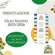 Carica l&#39;immagine nel visualizzatore di Gallery, PRENOTAZIONE OLIO NUOVO 2025/26
