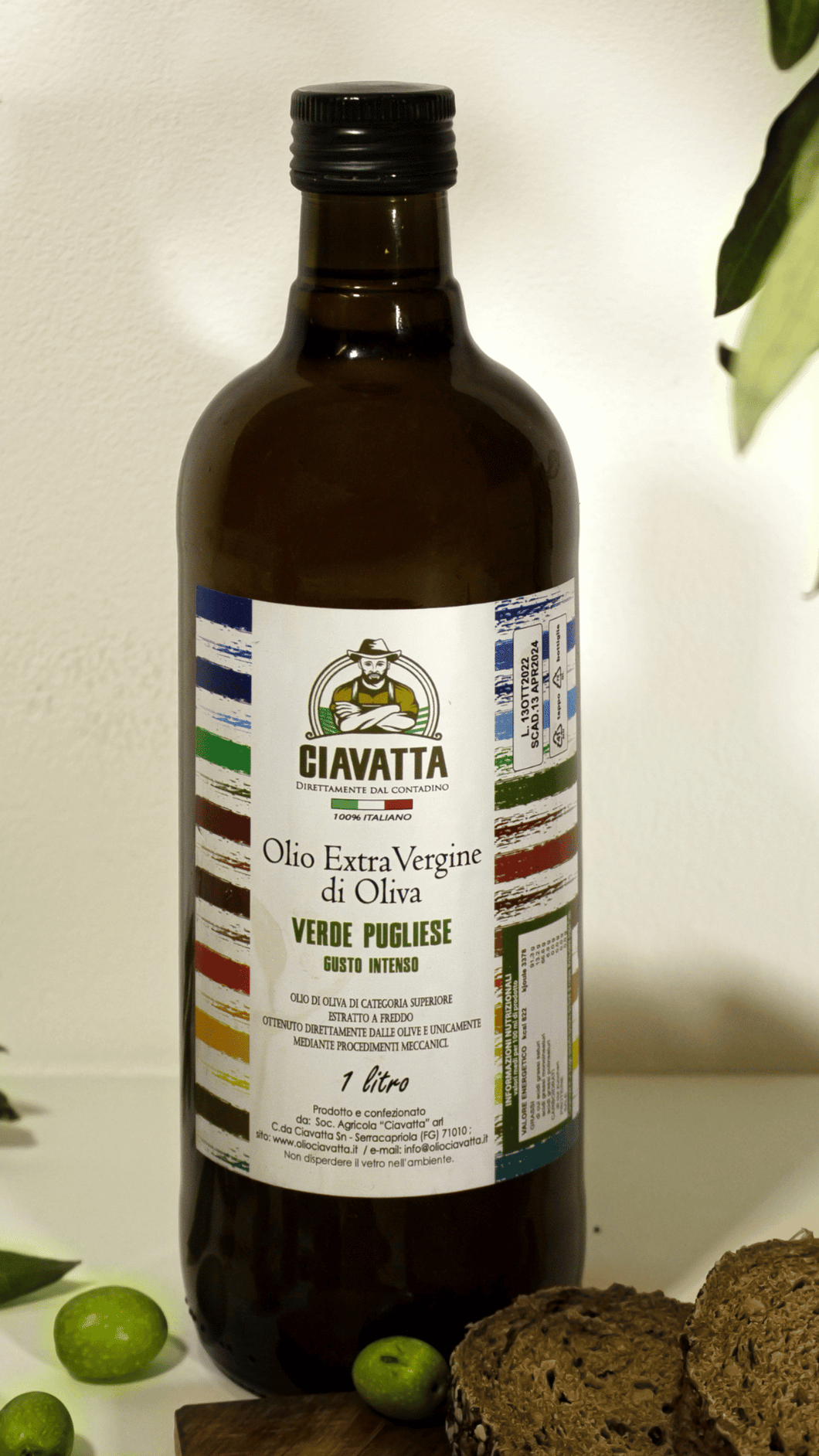 Olio Extravergine di Oliva Provenzale bottiglia da 1 litro
